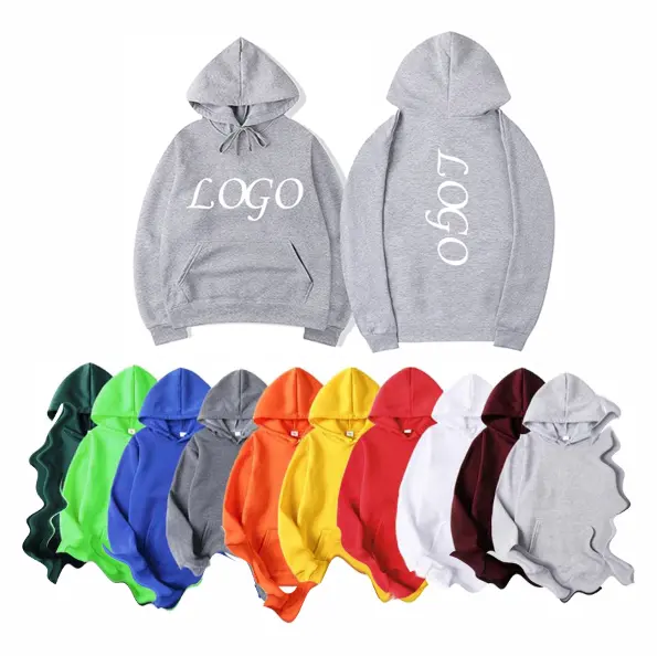 Fabriek Direct Geen Moq Unisex Multi-color Katoen Dikke Trui Casual Leeg Sweatshirts Hoodies