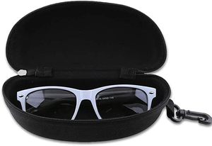 Customized Logo Zipper Hard Shell With Plastic Hook Eyeglasses Protective <b>Case</b> - Product Image 4