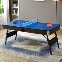 Mesa de Billar Plegable para Niños de 1.87 m, Mesa de Billar Familiar para Entretenimiento entre Padres e Hijos