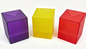 Boîte de rangement en plastique colorée pour cartes Pokémon, vente en gros, très demandée - Product Image 2