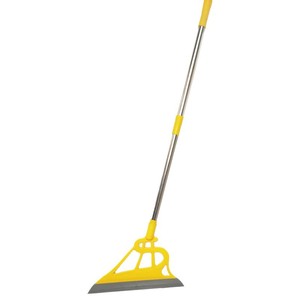 Balai magique 31 cm, deux sections, manche en plastique blanc avec lame en silicone pour le nettoyage des vitres de la salle de bain et de la douche - Product Image 2