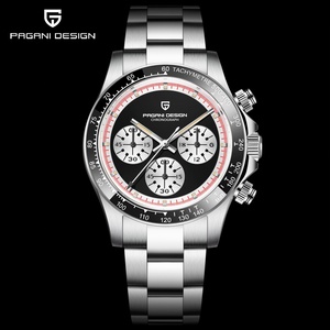 Montres sport à quartz pour hommes PAGANI DESIGN 1676, marque haut de gamme, mouvement japonais, acier inoxydable, étanches. - Product Image 6