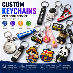 Custom <b>Firefighter</b> PVC Keychain Soft Rubber 3D Cartoon Keyring OEM Promotional <b>Gift</b> Key Chain - Product Image 2