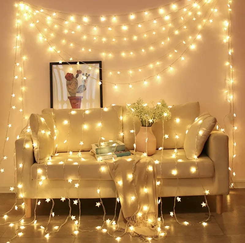 LED Star Holiday Lighting String IP65