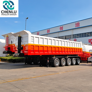 Remolque de Camión Volquete de Alta Calidad, 5 Ejes, 60 Toneladas, 80 Toneladas, Suspensión Mecánica, <span class=keywords><strong>para</strong></span> Transporte de Rocas, en Venta - Product Image 2