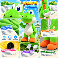 Costume de mascotte gonflable en fourrure de dessin animé, personnalisable avec logo, personnage en peluche pour la publicité et la décoration lors d'événements et de fêtes