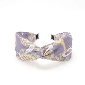 Diadema Ancha Estampada con Diseño Paisley, Tela Cruzada, Accesorio Casual para Mujer, Invierno 2022, Yiwu - Product Image 4