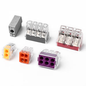 GHX PCT Hard <strong>Wire</strong> Series Universal Push-in Brass Transparent Conductor Quick <strong>Splicing</strong> Flexible Operating Fast <strong>Wire</strong> <strong>Connectors</strong> - Product Image 1