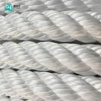 Ligne d'amarrage en nylon à 3 brins de 4-60 mm, absorbant les chocs, haute résistance pour l'amarrage et le stationnement des bateaux