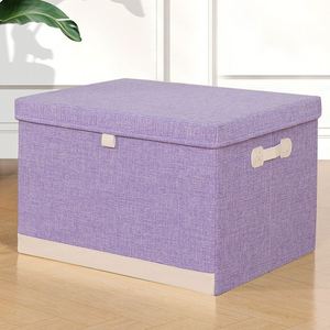 Large Capacity Foldable Linen Storage <b>Boxes</b> with Handles <b>Wardrobe</b> Storage Containers - Product Image 5
