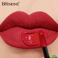 Gloss à lèvres hydratant non-collant Halal, fini mat velours rose, rouge à lèvres liquide longue tenue, gloss à lèvres inaltérable, vente en gros pour les fêtes