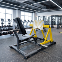 Mesin Rak Squat Leg Press untuk Gym Komersial dengan Fungsi Beban Plat Baja untuk Latihan Dada, Punggung, Bahu, dan Lengan