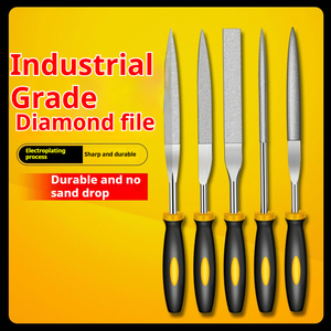 Nhà Máy Bán 3*140 / 4*160/5*180mm 10pcs thiết lập của khắc Craft dụng cụ cầm tay kim loại thép needles tập tin - Product Image 3