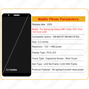 Pantalla Táctil de Repuesto para Smartphone de 5.3'' para M01 Core A01 Core <span class=keywords><strong>A3</strong></span> Core, Alta Calidad, 100% Probada, Pantalla LCD Original - Product Image 6