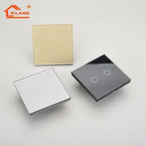 Interruptor inteligente Tuya WiFi 1/2/3/4 Gang key PC panel de aluminio y vidrio control remoto inteligente para Alexa google home Yandex Alice