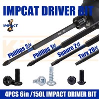 20 embouts combinés de 6 pouces/150mm avec écrou magnétique et étui souple OEM personnalisable pour réparation automobile professionnelle