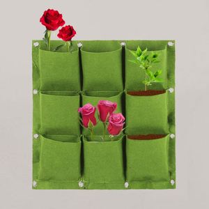 Jardinière murale verticale d'intérieur pour culture hydroponique, sacs de culture en tissu feutré, sacs de culture verticaux, jardin mural, jardinière verticale - Product Image 1