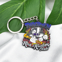 Individuell Gestalteter Schlüsselanhänger mit Personalisiertem Logo, Elektrophoretischer Schwarz-UV-Druck auf Metall, für Reise-Souvenir-Geschenk