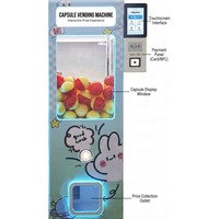 Capsule Vending Machine Coin Operated Candy Dispenser Capsule Toy Vending Machine Gumball Bouncy Ball Vending Machine