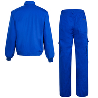 Combinaison de Travail Robuste pour Hommes, Salopette de Plombier Bleue à Bretelles, Tenue d'Hiver pour Mécanicien