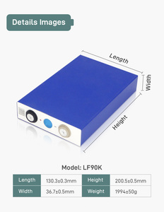 Kapasitor Super layar 3.2V 12V 48V 51.2V CALB Lifepo4 90Ah 50AH 100AH baterai <span class=keywords><strong>Lithium</strong></span> <span class=keywords><strong>Ion</strong></span> 105Ah Lifepo4 90Ah baterai dinding tenaga surya - Product Image 4