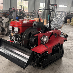 25 כ "ס זוחל קטן מעקב אחרי טרקטור מיני גן טרקטור עם מטפח מטפח/rotavator/מעמיס קצה קדמי - Product Image 3