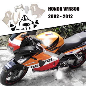 Personalización - Kit de <span class=keywords><strong>Carenado</strong></span> de Plástico ABS sin Pintar para Motocicleta HONDA VFR800 <span class=keywords><strong>VFR</strong></span> 800 2002 - 2011 2012 - Product Image 5