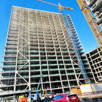 Edificio de Soporte para Complejo Comercial, Torre de Oficinas de Estructura de Acero de Gran Altura Personalizada