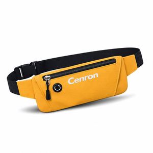 Sac banane unisexe réglable pour sports de plein air, en tissu Oxford durable, forme tonneau, résistant à l'eau, avec fermeture éclair, pour téléphone portable - Product Image 1