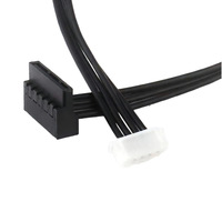 Cable adaptador de alimentación dual SATA de 6 pines, divisor 1 a 2 para conexiones de alimentación de discos duros de placa base, compatible