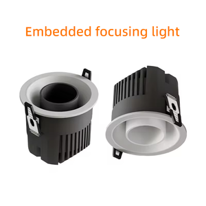 Plafonniers <span class=keywords><strong>LED</strong></span> encastrés en aluminium moulé sous pression de haute qualité <span class=keywords><strong>220V</strong></span> à longueur focale réglable blanc noir pour la maison, l'hôtel, le bureau - Product Image 2
