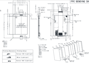 Module LCD IPS BOE 3,52 pouces 320x480, navigation GPS portable intégrée, 700 nits, lisible en plein soleil, affichage vertical, -20~+70 RGB+SPI - Product Image 4