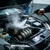Nueva Máquina de Limpieza a Vapor Eléctrica Inteligente de 220V 50Hz para Lavado de Autos, Frecuencia Variable, Intensidad de Vapor Ajustable, 25L