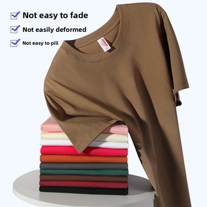 Proveedor Mayorista de Camisetas Personalizadas para Hombre, 100% Algodón, Transpirables, MOQ Bajo, Tallas Grandes, Gruesas, Lisas, con Impresión de Logotipo - Product Image 3