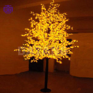 Luz LED Impermeable para Árbol de Arce, Adorno Escénico Realista con Hojas Brillantes para Decoración de Patio y Jardín, en Venta - Product Image 3