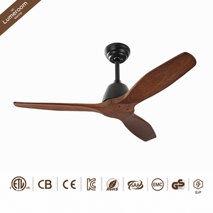 Ventilador de Techo Moderno de Mediados de Siglo, 42 Pulgadas, Aspas de Madera, Sin Luz, 3 Aspas, Motor DC Silencioso, Control Remoto, para Sala de Estar y Hogar - Product Image 6