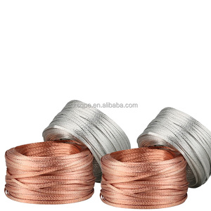 线束 镀锡铜编织网管 铜箔 导电金属线束 电缆端子屏蔽 - Product Image 5