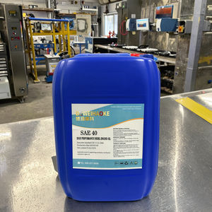 La nouvelle génération chinoise d'huile moteur pour machines de construction 20W50 <span class=keywords><strong>20L</strong></span> dans un seau en plastique bleu est nouvellement lancée - Product Image 1