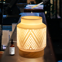 Chinois céramique nordique cire fondeur décor à la maison aromathérapie cire plus chaud lampe à huile céramique arôme diffuseur chevet lampe électrique