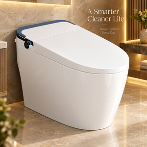 Inodoro Inteligente con Control por Voz AI, Escudo de Espuma, Apertura/Cierre Automático de Tapa, Desodorización con Carbón Activado y Calefacción - Product Image 4