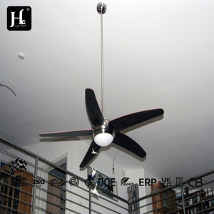 พัดลมเพดานขนาด 52 นิ้วพร้อมชุดไฟ พร้อมรีโมทคอนโทรล ไฟพัดลม 5 ใบพัดทำจากไฟเบอร์บอร์ดความหนาแน่นปานกลาง - Product Image 3