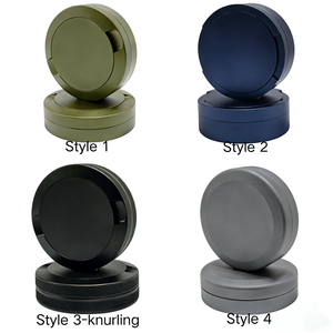 علبة سنوس معدنية مخصصة بطبقتين، علبة تبغ من الألومنيوم المؤكسد متينة مع طلاء الشعار - Product Image 3