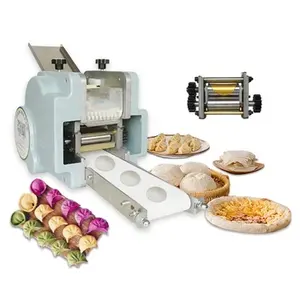 Mesin pembuat produk biji-bijian pabrik tepung gandum Pot ayam Vegan Pie bal persegi besar untuk dijual mesin pembungkus gulungan Musim Semi