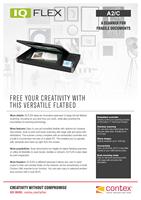 Escáner plano Contax IQ FLEX A2 para escaneo a doble cara de archivos, documentos y libros de alta definición