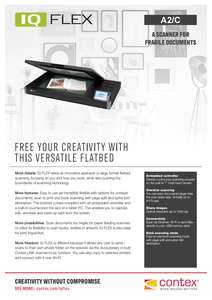 كونتاكس IQ FLEX <span class=keywords><strong>A2</strong></span> ماسح مسطح لمسح على الوجهين عالي الدقة للملفات والمستندات والكتب - Product Image 6