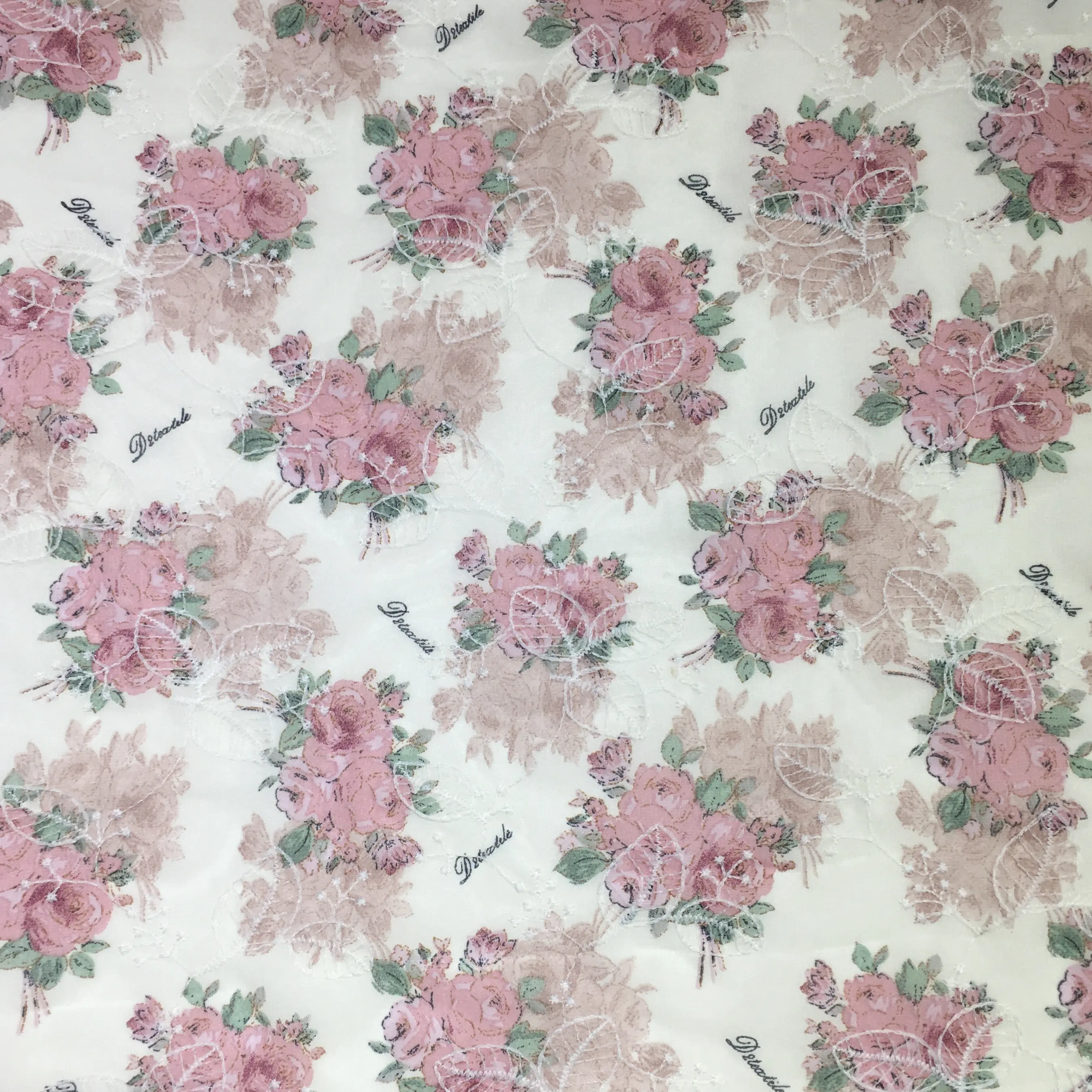 Шифоновая кружевная ткань RXF2178 из Жоржетта с японской курицей, 100% хлопок