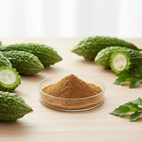 Poudre d'extrait de fruit de melon amer à base de plantes avec charantine 10 %, extraite par solvant, qualité alimentaire, emballage en fût pour produit de santé