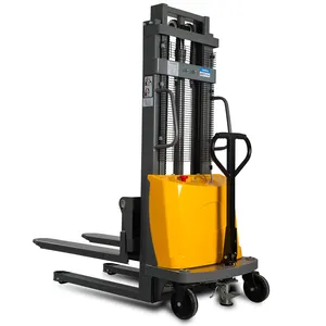 1.5ตันชาร์จกึ่งไฟฟ้าพาเลท Forklift รถบรรทุก