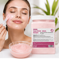 Masque facial en gelée de DNA de saumon PDRN 500g 650g à marque privée, réparateur, anti-âge, hydratant, en caoutchouc cristallin pour salon de beauté et SPA