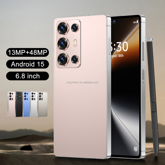 2026 Latest S6 Gaming Smartphone 6.8 Inch Full Screen 16GB+512GB Global Version Mutil-language Wholesale Unlocked Dual SIM Phone